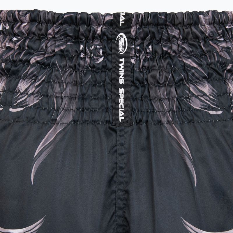Pantaloncini da allenamento Twins Special Muay Thai Twins Kabuki black/white/red 4