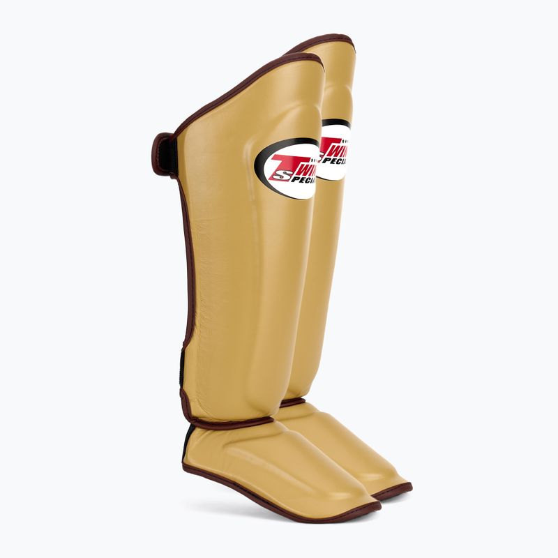Protezioni per tibia e piede Twins Special SGL10 latte/marrone