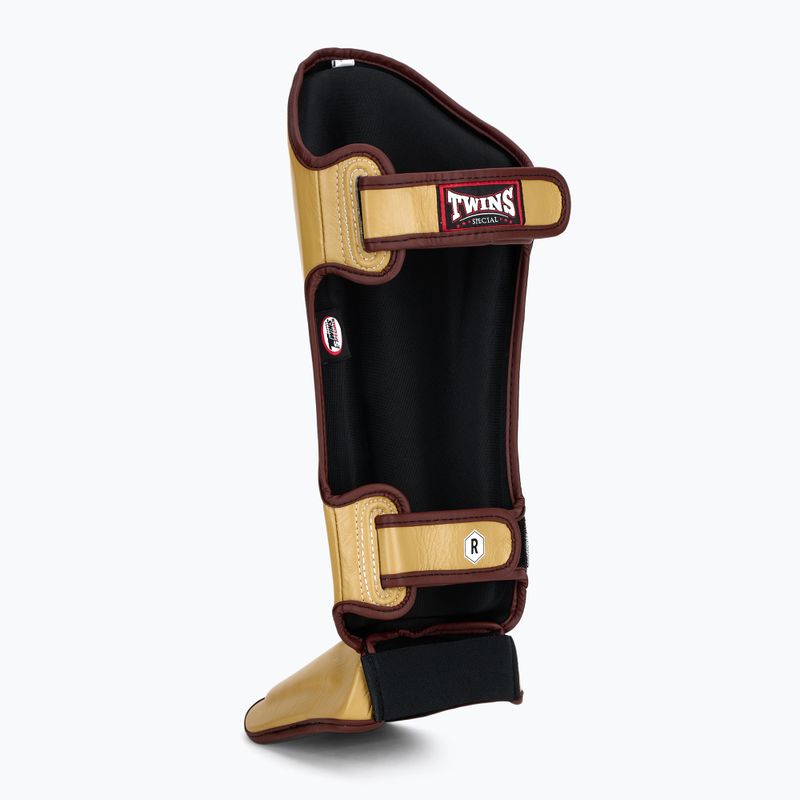 Protezioni per tibia e piede Twins Special SGL10 latte/marrone 4