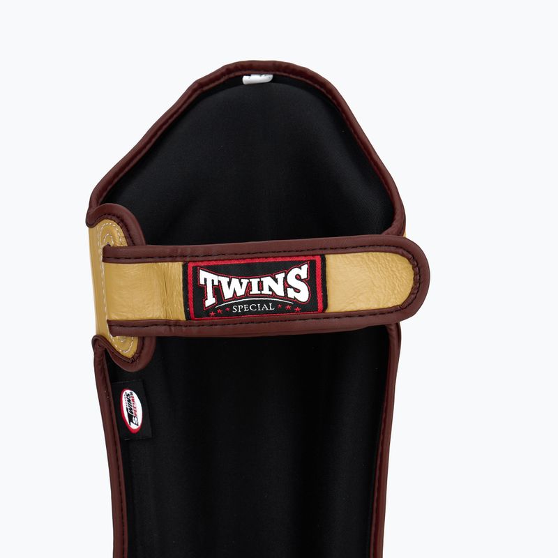 Protezioni per tibia e piede Twins Special SGL10 latte/marrone 6