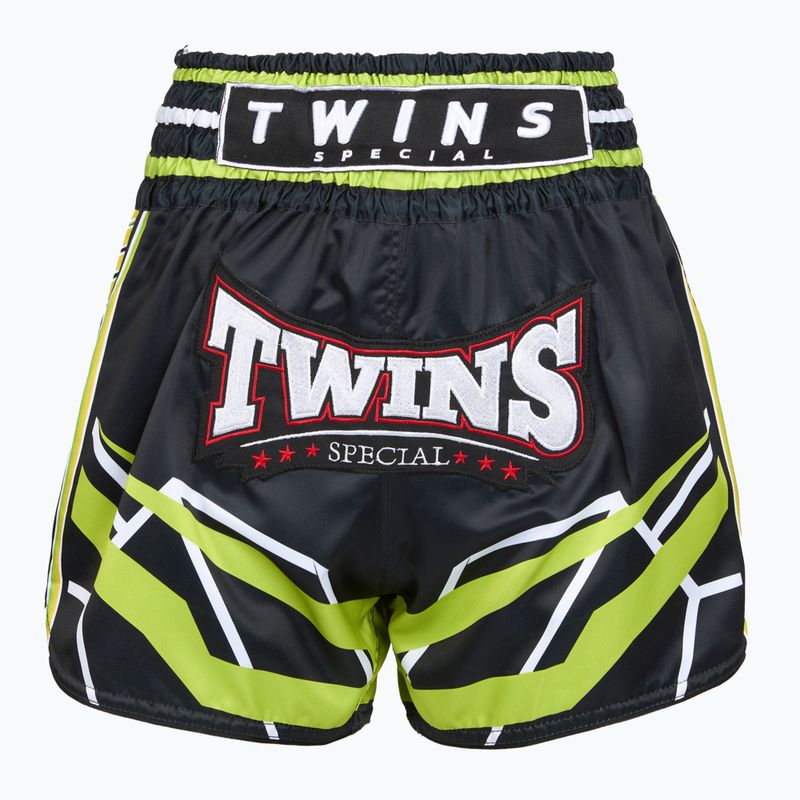 Pantaloncini da allenamento Twins Special Muay Thai Twins Racing black/yellow/white/red