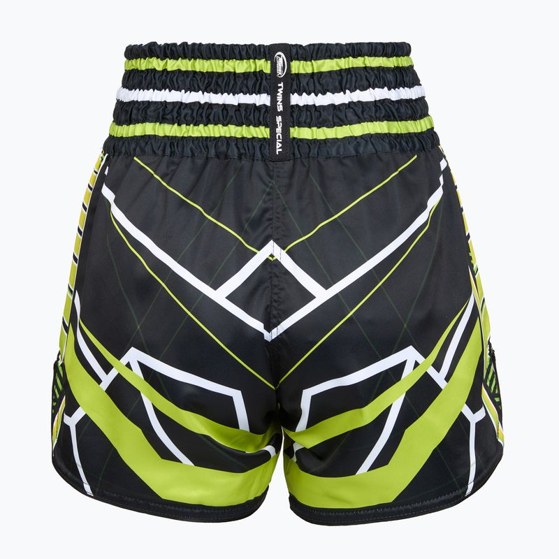 Pantaloncini da allenamento Twins Special Muay Thai Twins Racing black/yellow/white/red 2