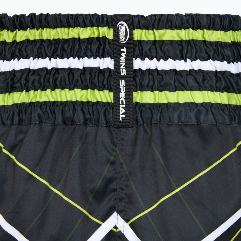 Pantaloncini da allenamento Twins Special Muay Thai Twins Racing black/yellow/white/red 4