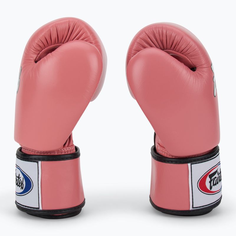 Guantoni da boxe rosa Fairtex Universal "Tight-Fit" Design 4
