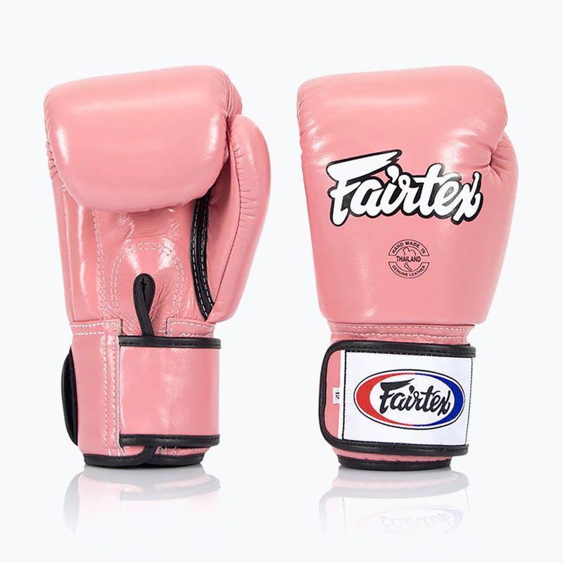 Guantoni da boxe rosa Fairtex Universal "Tight-Fit" Design 7