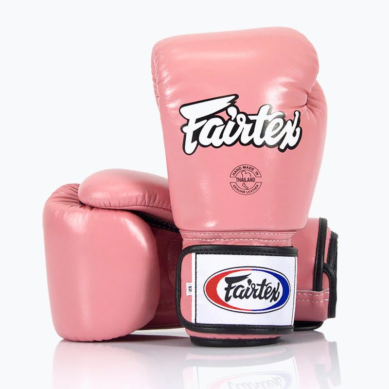 Guantoni da boxe rosa Fairtex Universal "Tight-Fit" Design 2