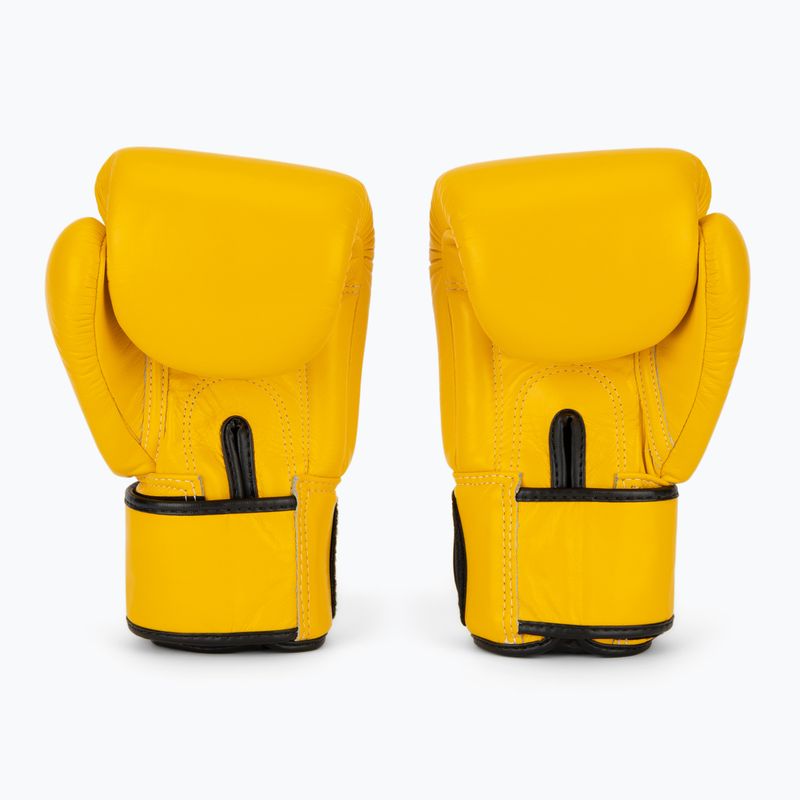 Guantoni da boxe gialli Fairtex Universal "Tight-Fit" Design 3