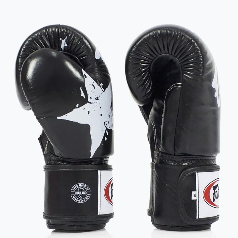 Guanti da boxe Fairtex "Tight-Fit" Design-Nation Prints Collection nero 3