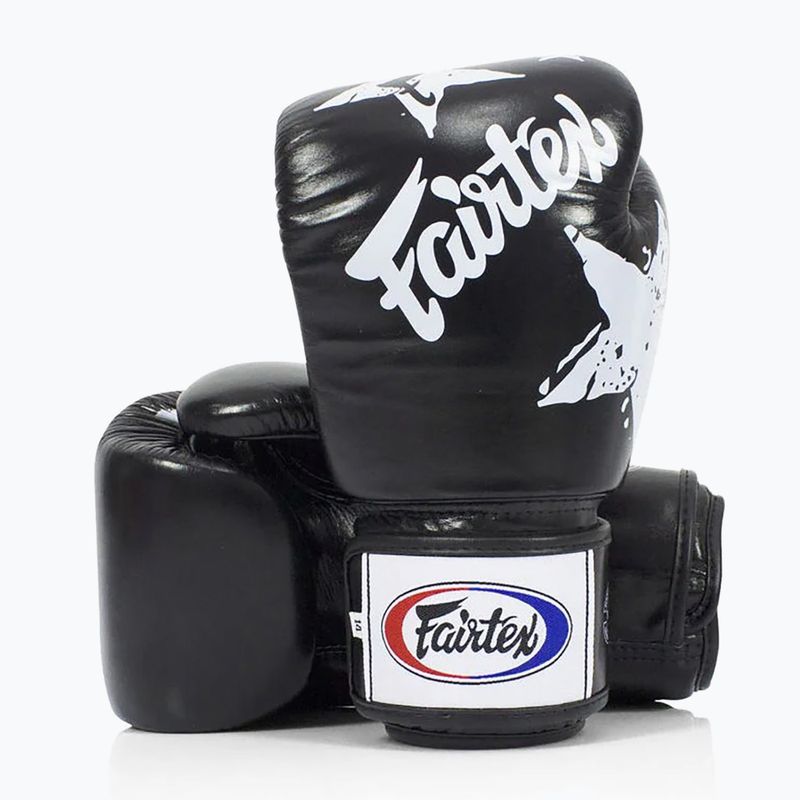 Guanti da boxe Fairtex "Tight-Fit" Design-Nation Prints Collection nero 4
