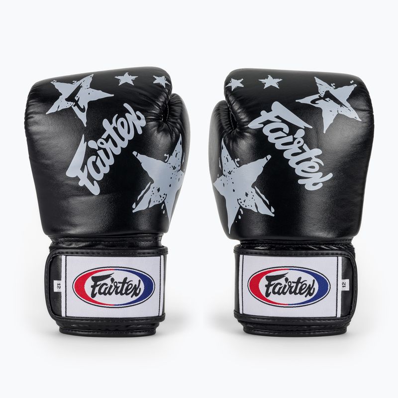 Guanti da boxe Fairtex "Tight-Fit" Design-Nation Prints Collection nero 2