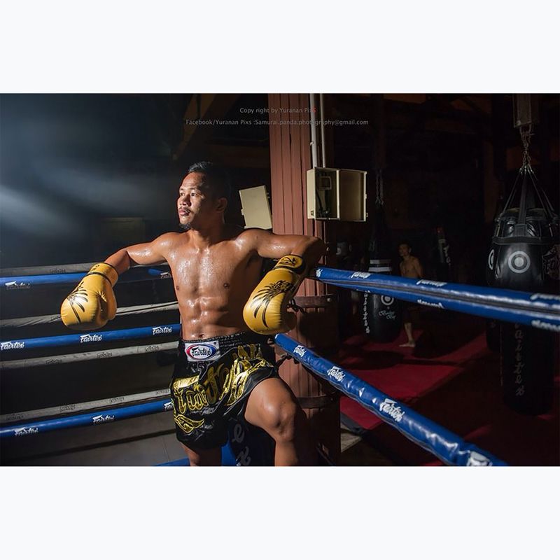 Fairtex Universal "Tight-Fit" Design Guantoni da boxe Falcon oro 3