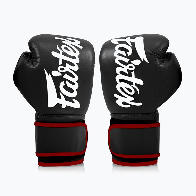 Guanti a piedi nudi in microfibra Fairtex, nero