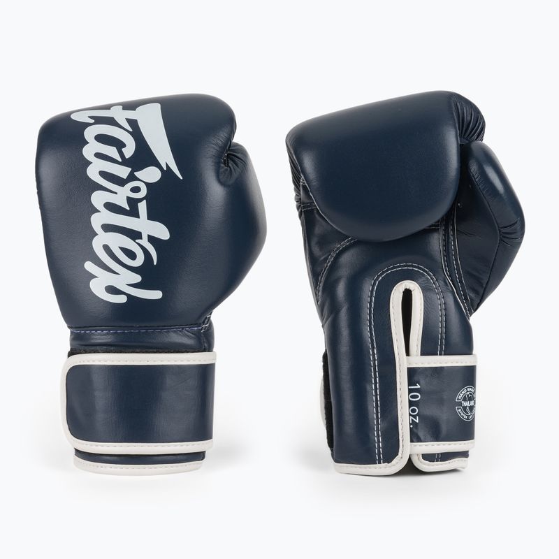 Guanti Fairtex in microfibra blu a dita nude