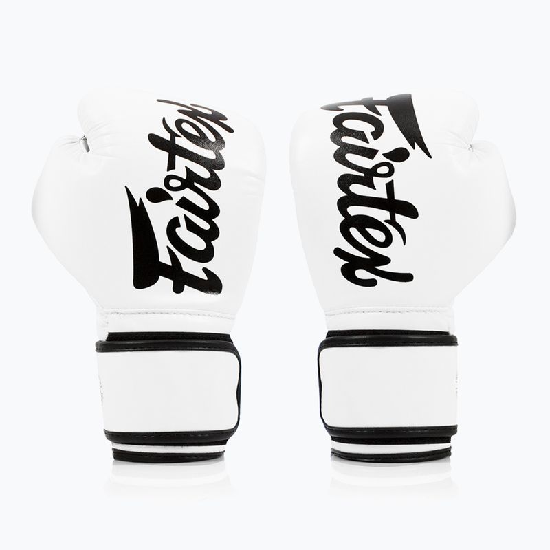 Guanti a piedi nudi in microfibra Fairtex, bianco