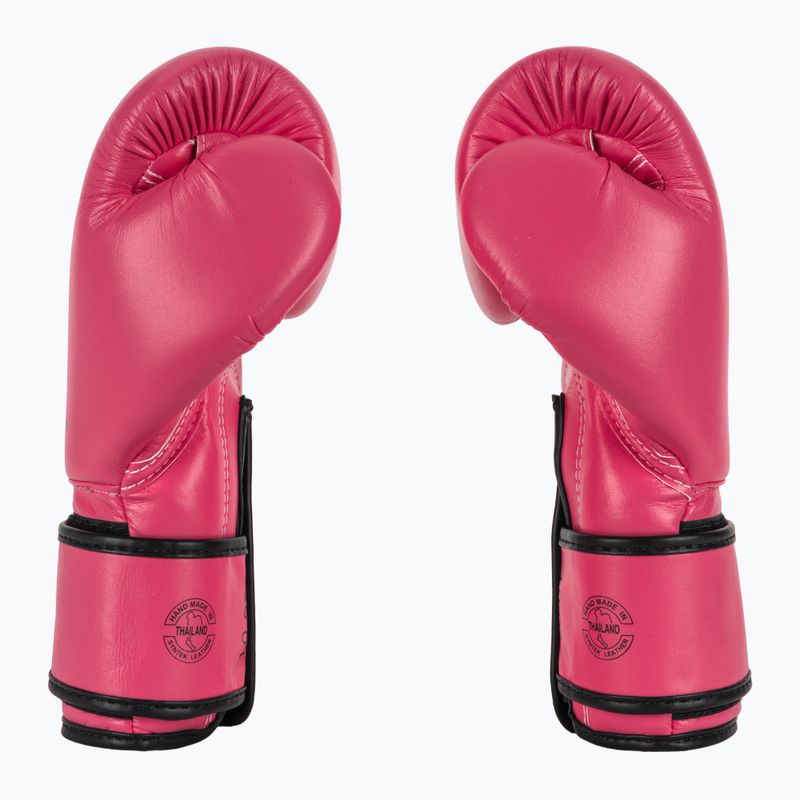 Guanti a piedi nudi Fairtex Microfiber rosa/nero 4