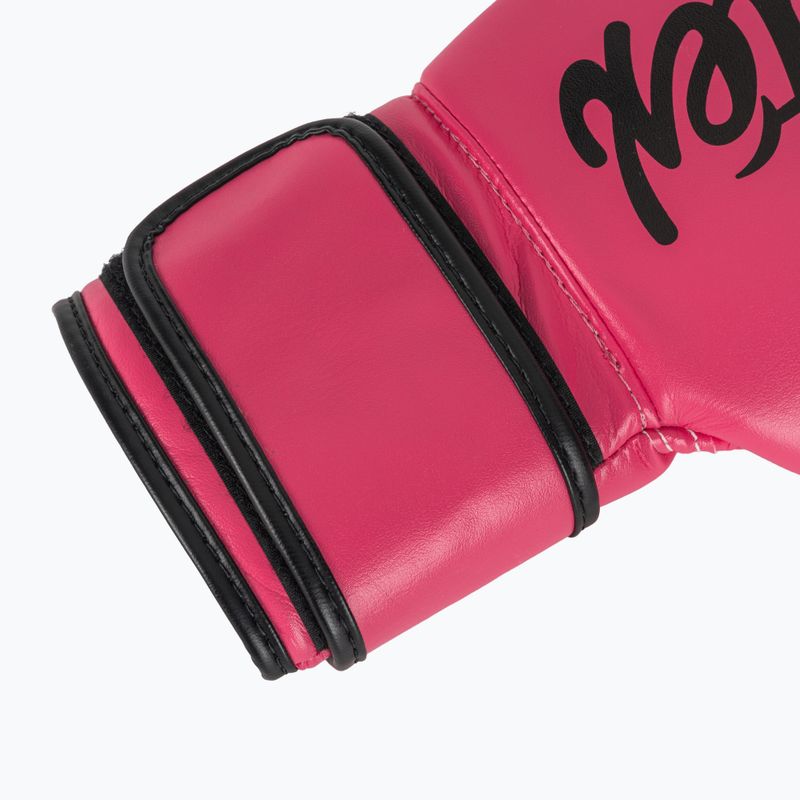 Guanti a piedi nudi Fairtex Microfiber rosa/nero 6