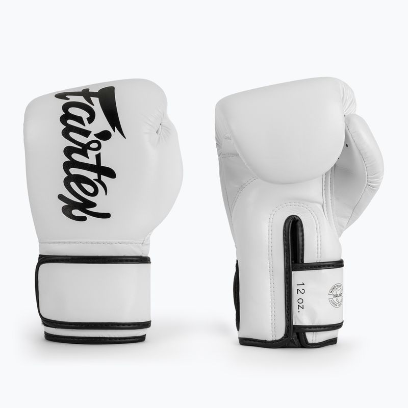 Guanti a piedi nudi in microfibra Fairtex, bianco