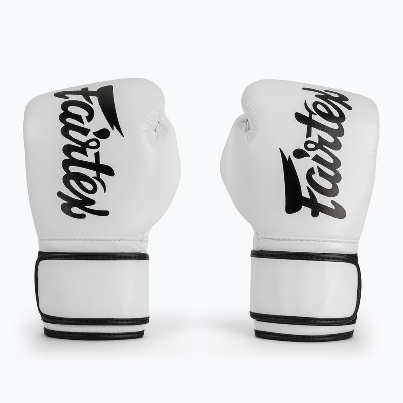 Guanti a piedi nudi in microfibra Fairtex, bianco 2