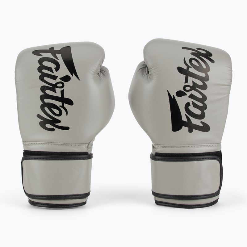Guanti a dita nude grigi in microfibra Fairtex 2