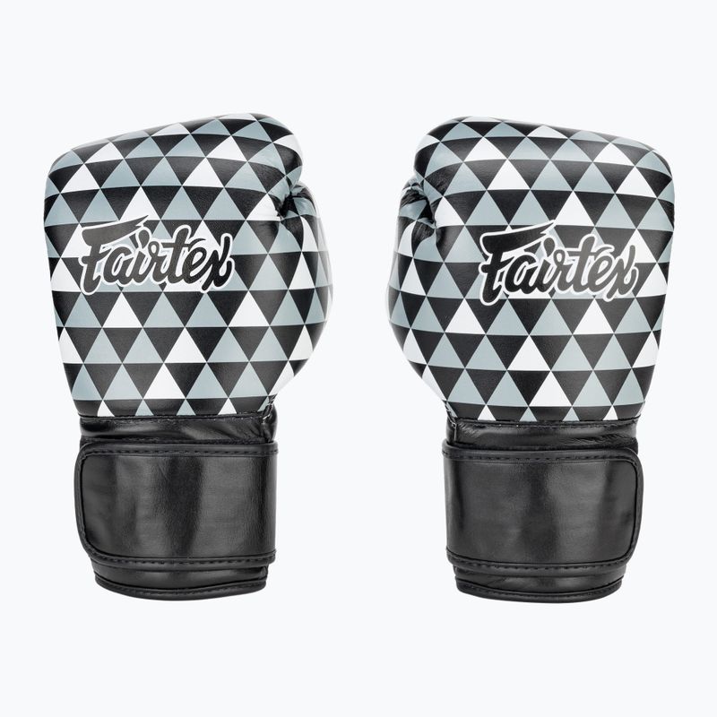 Fairtex Microfiber Art Prism guanti neri a dita nude 2