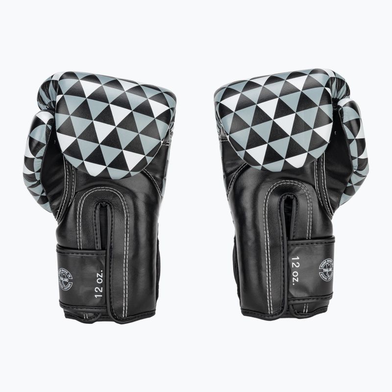 Fairtex Microfiber Art Prism guanti neri a dita nude 3