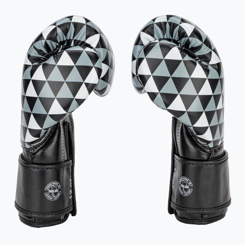 Fairtex Microfiber Art Prism guanti neri a dita nude 4