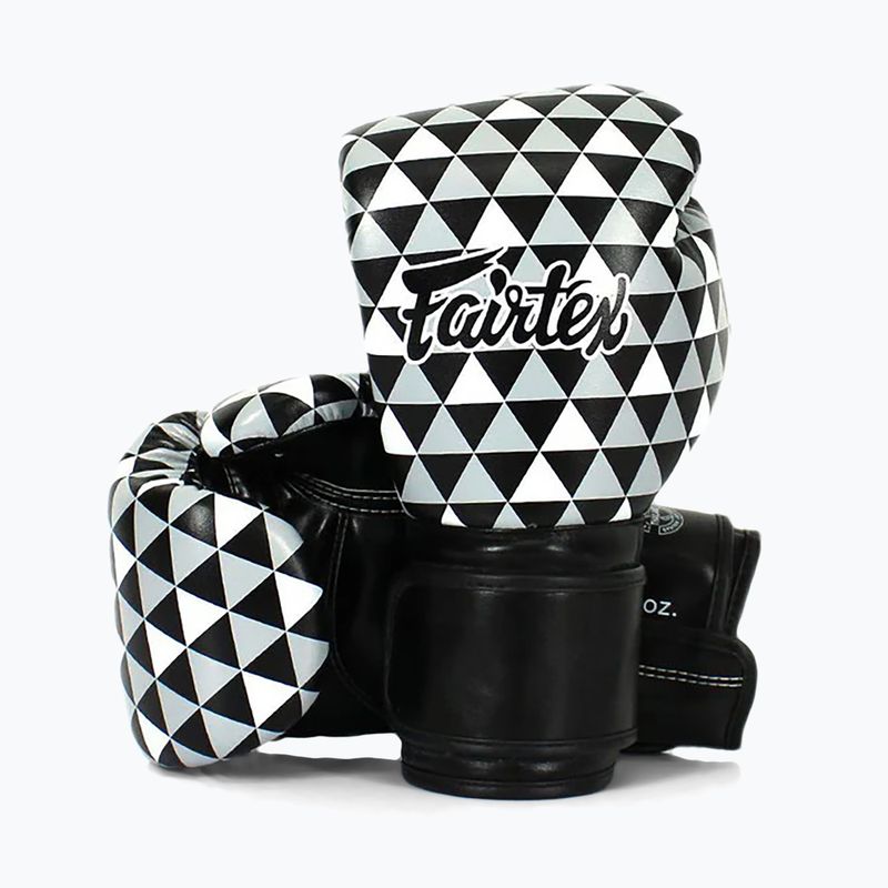 Fairtex Microfiber Art Prism guanti neri a dita nude 2