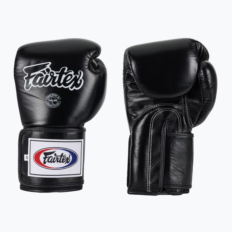 Guantoni da boxe Fairtex Super Sparring - Pollice bloccato nero