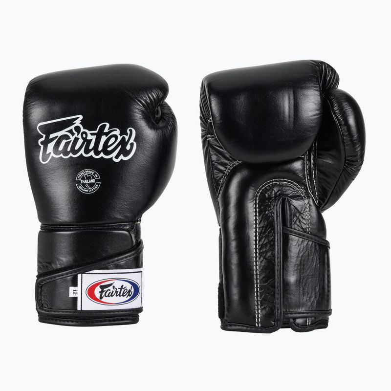 Guantoni da boxe Fairtex Stylish Angular Sparring - Pollice bloccato nero