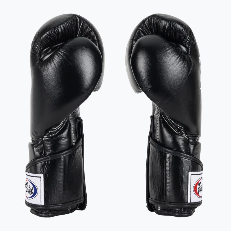 Guantoni da boxe Fairtex Stylish Angular Sparring - Pollice bloccato nero 4
