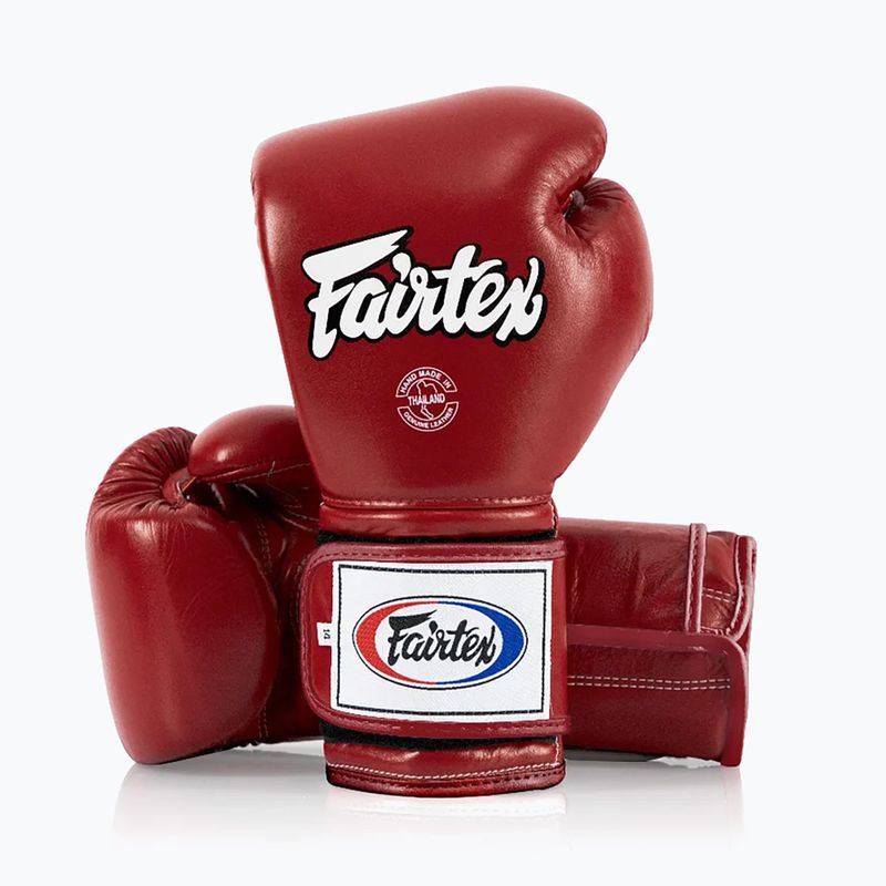 Guanti da pugilato Fairtex Heavy Hitter's Mexican Style rosso