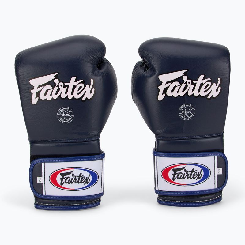 Guanti da boxe Fairtex Heavy Hitter's Mexican Style blu 2