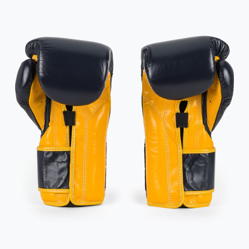 Guanti da boxe Fairtex Heavy Hitter's Mexican Style blu/giallo 3