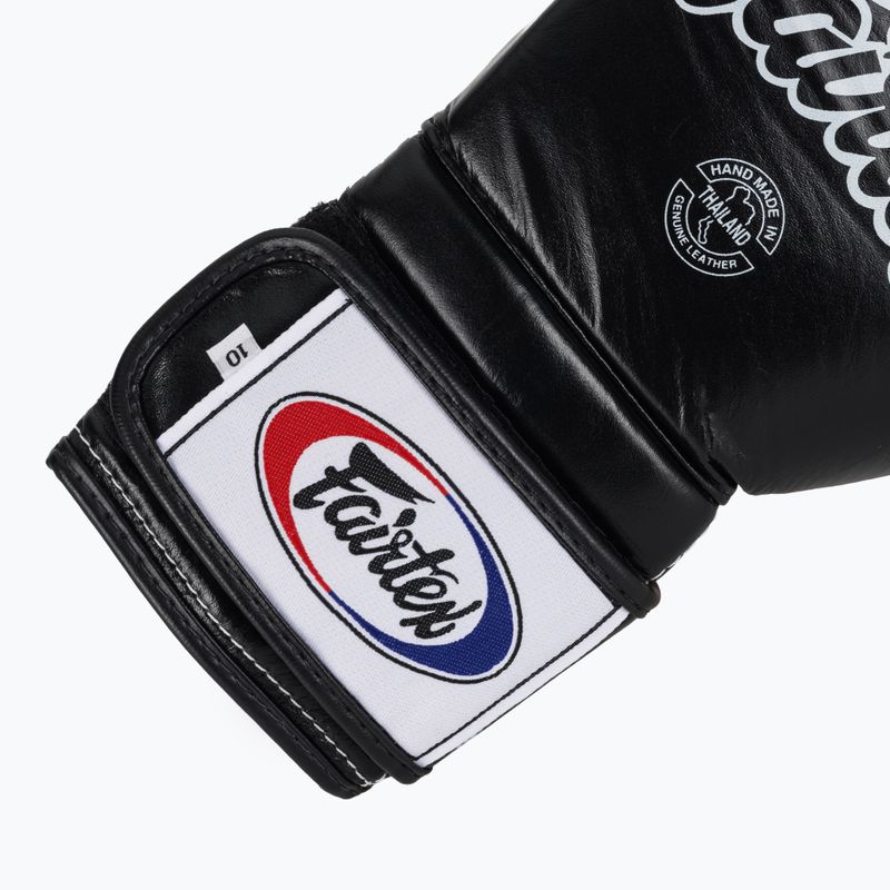 Guanti da boxe Fairtex Heavy Hitter's Mexican Style nero/giallo 6