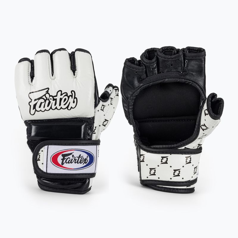 Guanti da grappling Fairtex Super Sparring bianco/nero