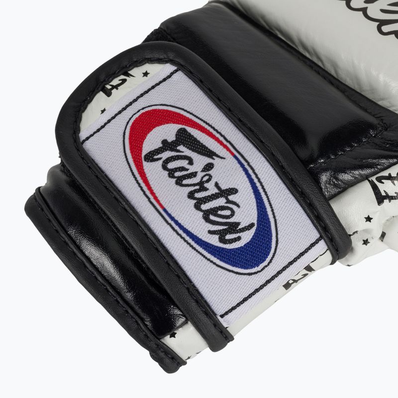 Guanti da grappling Fairtex Super Sparring bianco/nero 6