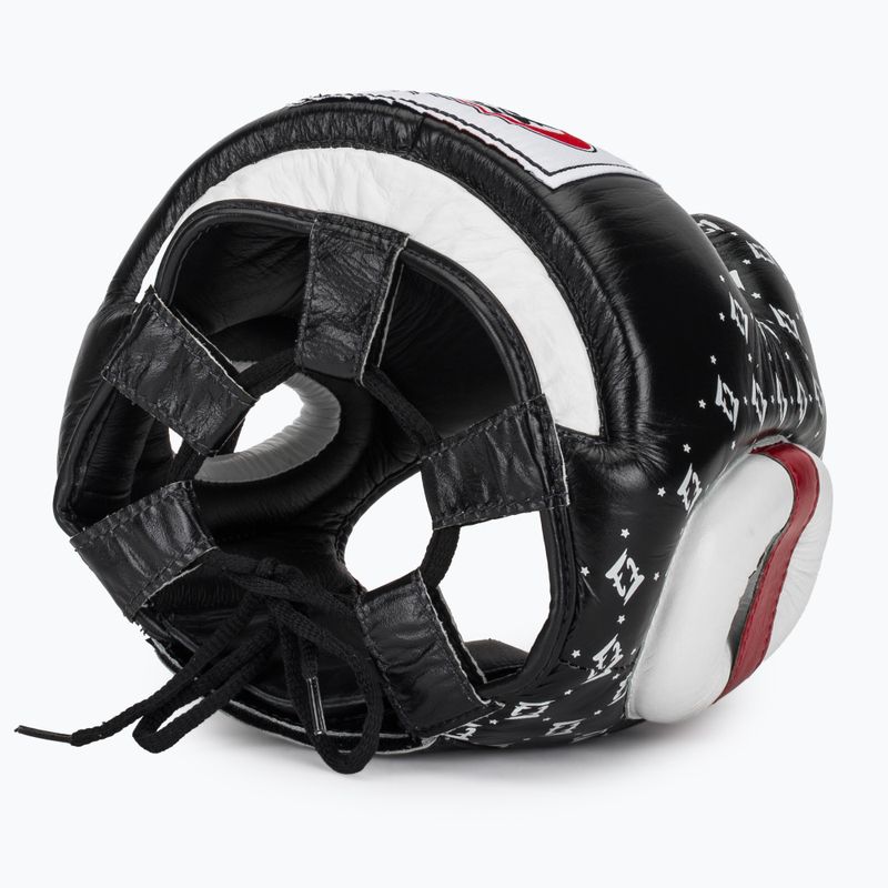 Casco da boxe Fairtex Super Sparring nero/bianco 6