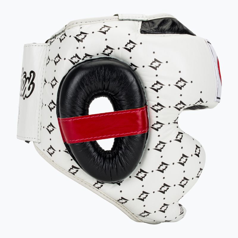 Casco da boxe Fairtex Super Sparring bianco/nero 2