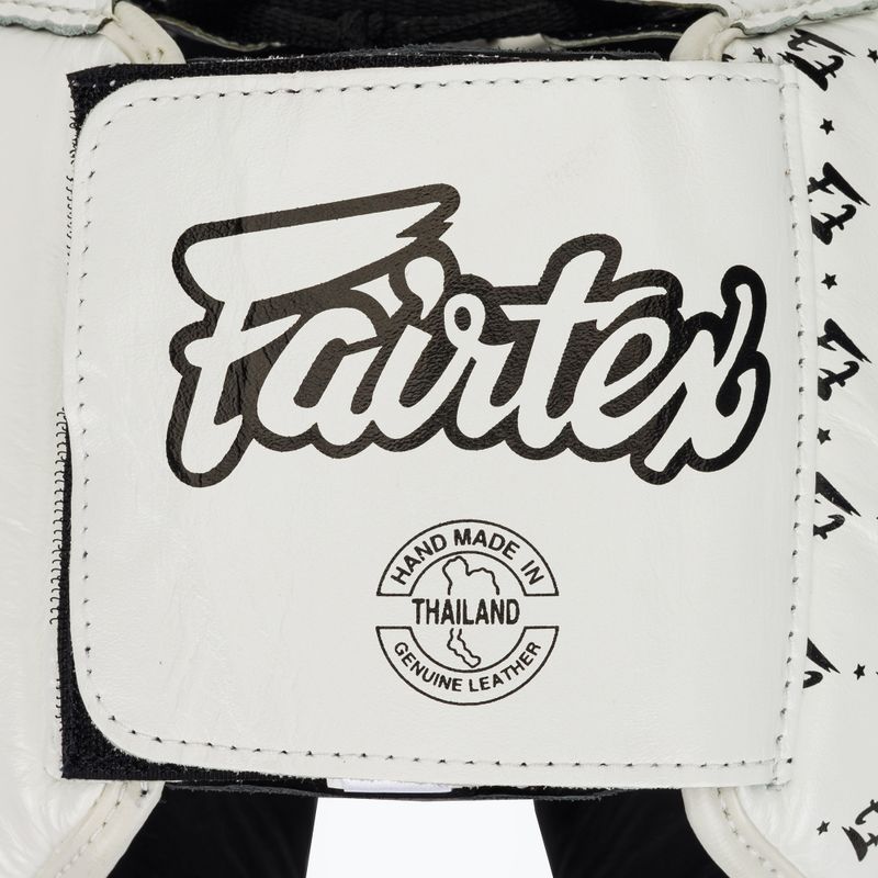 Casco da boxe Fairtex Super Sparring bianco/nero 5