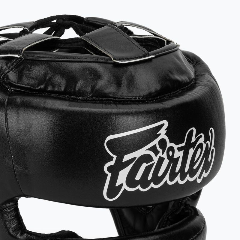 Casco da boxe Fairtex Full Face Protector nero 4