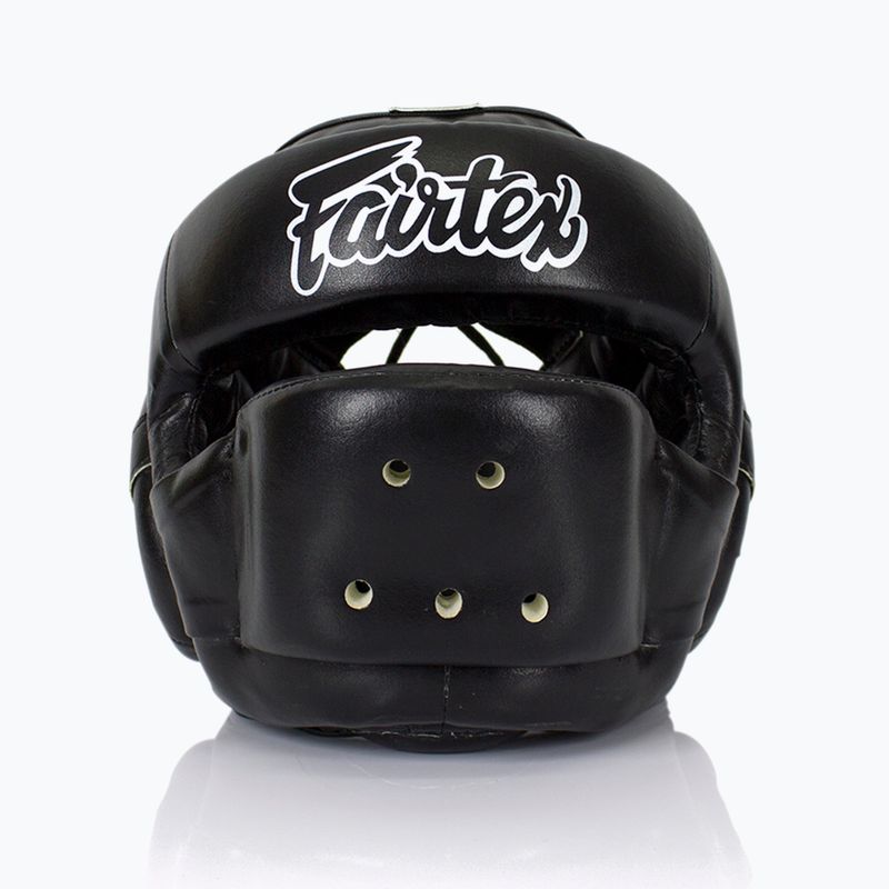 Casco da boxe Fairtex Full Face Protector nero