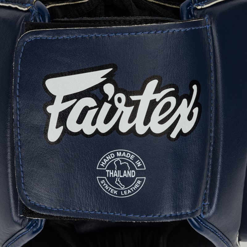Casco da boxe Fairtex Full Face Protector blu 5