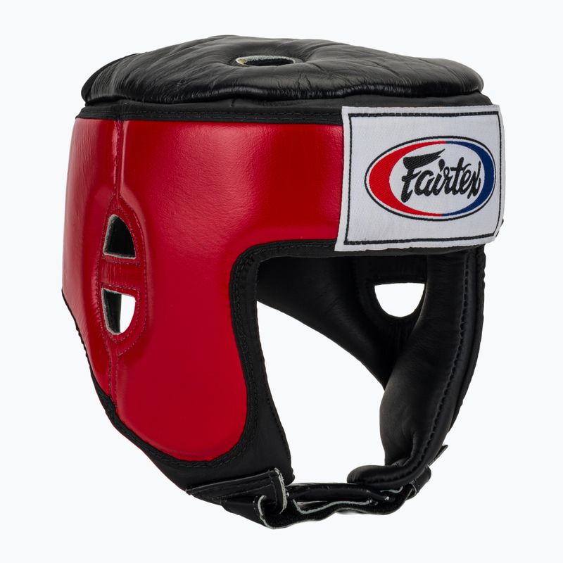 Casco da competizione Fairtex Muay Thai & Kickboxing rosso