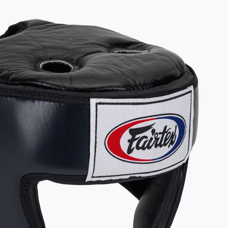 Casco da competizione Fairtex Muay Thai & Kickboxing blu 4