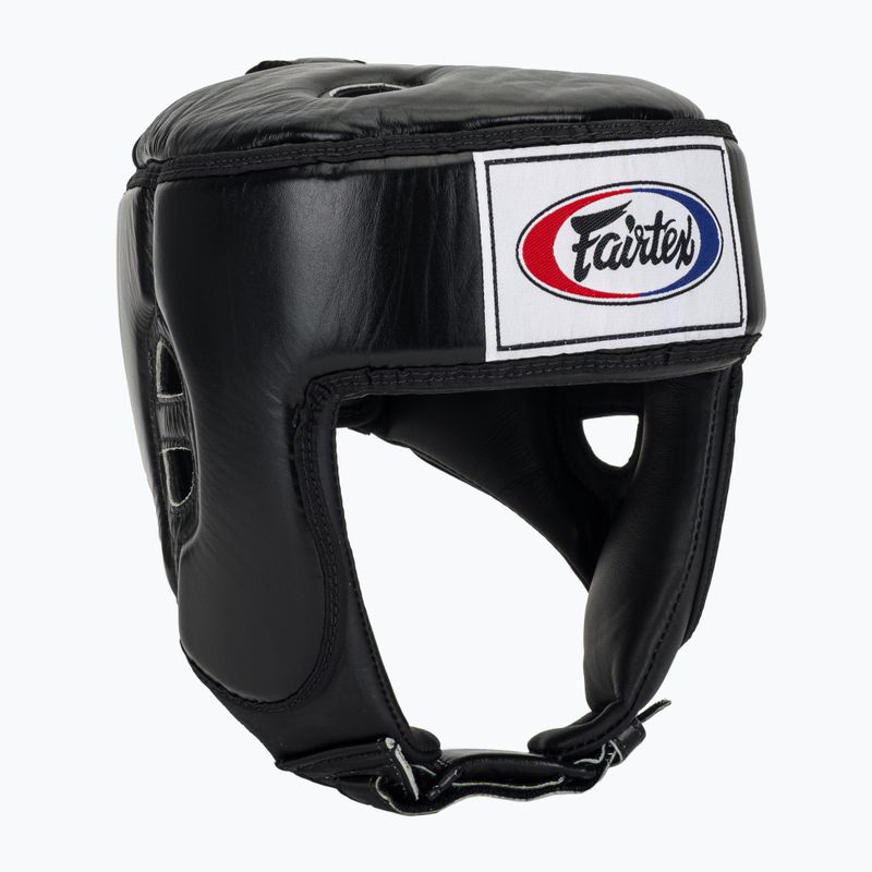 Casco protettivo Fairtex Muay Thai & Kickboxing Competition nero