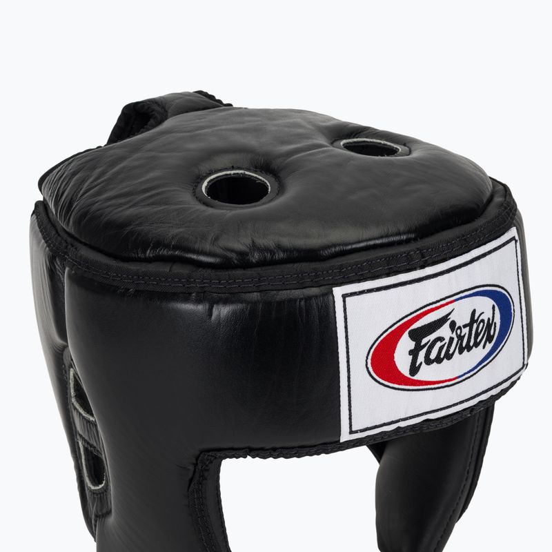Casco protettivo Fairtex Muay Thai & Kickboxing Competition nero 4