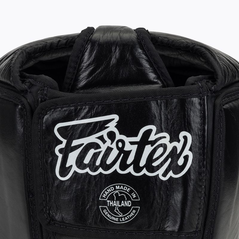 Casco protettivo Fairtex Muay Thai & Kickboxing Competition nero 5