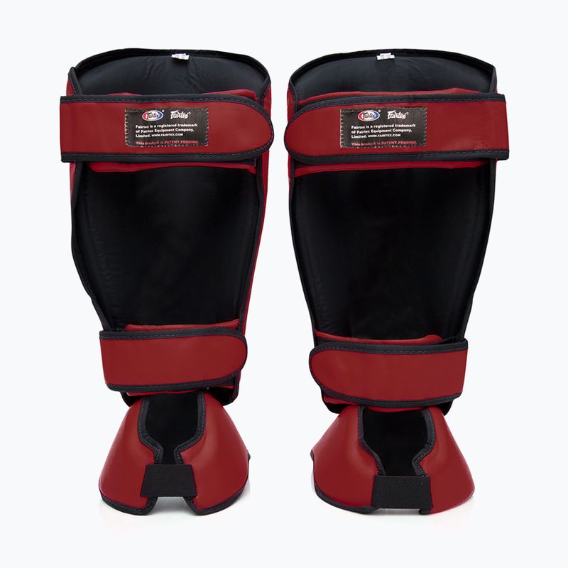 Parastinchi staccabili Fairtex, ovvero protezioni per la tibia. "Rosso "Twister 2