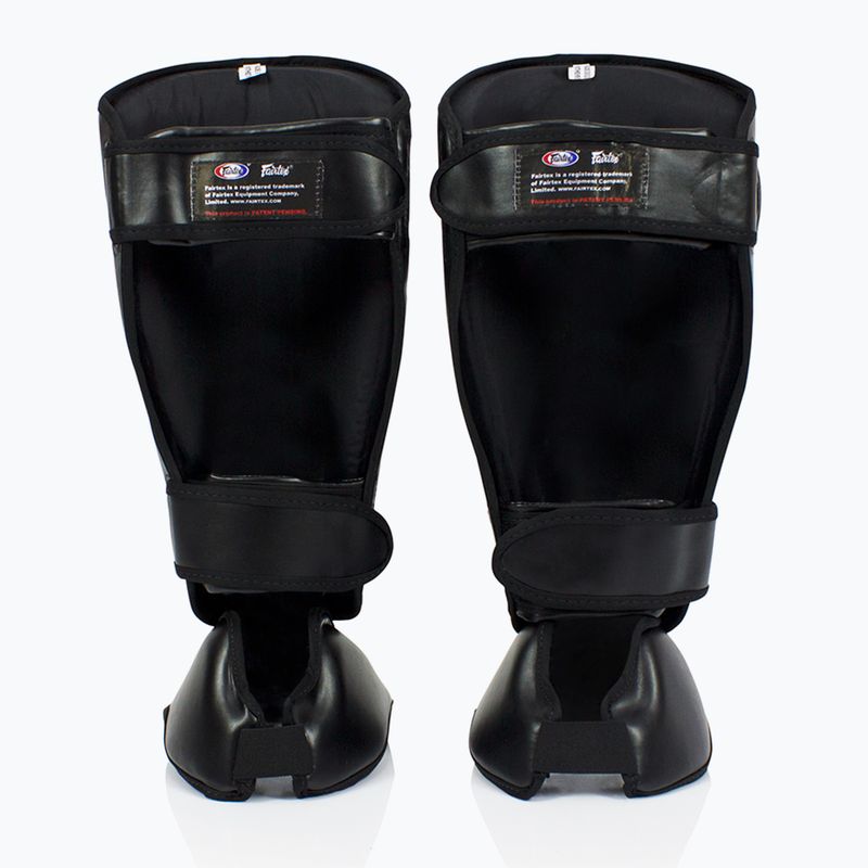Parastinchi staccabili Fairtex, ovvero protezioni per la tibia. "Twister" nero 2