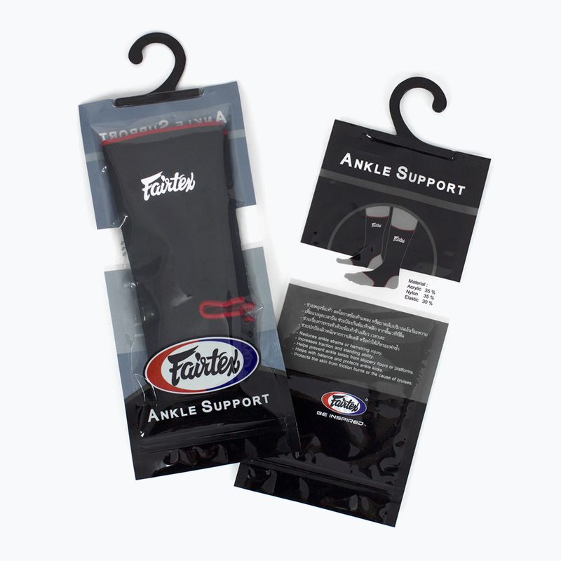Cavigliere Fairtex nero/rosso 3